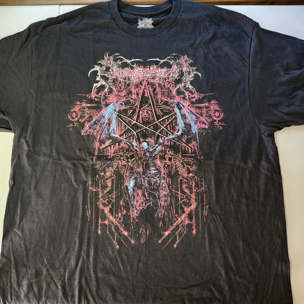 Bring Me The Horizon Winged Skeleton T-Shirt Size XXL